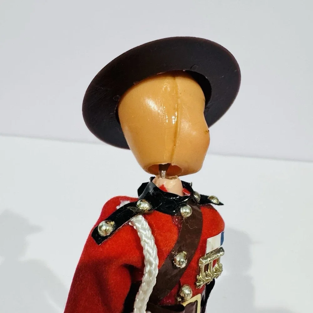 Vintage Canadian‎ Mountie Celluloid Sleepy Eye Boy Doll 6